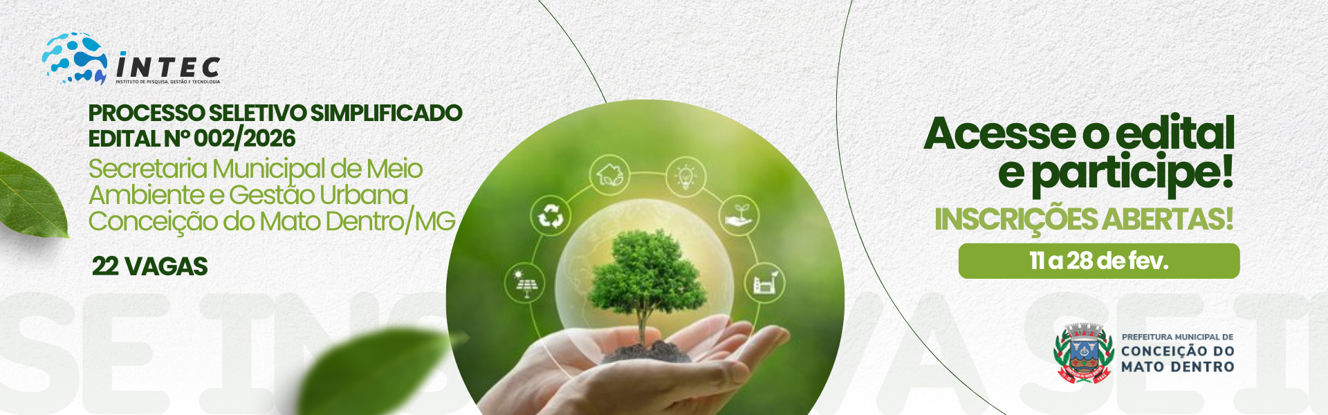 Prefeitura Municipal de Conceição do Mato Dentro - Edital Nº 002/2026
