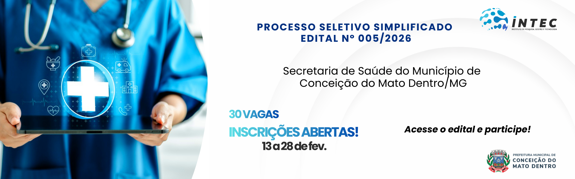 Prefeitura Municipal de Conceição do Mato Dentro - Edital Nº 005/2026